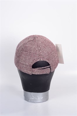 Erkek Deri Siperli  Kep Şapka Yün Kaşmir Kumaş Kasket 