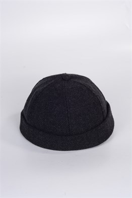 Unisex %100 Yün  Desenli Yünlü Bere Kışlık Docker Şapka