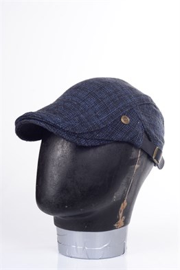 Yünlü Kemerli London Model İtalyan Kalıp Erkek Kasket Şapka